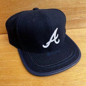 MITCHELL & NESS MLB ATLANTA BRAVES WOOL CHAINSTITCH UPSCALE SNAPBACK HAT NEW